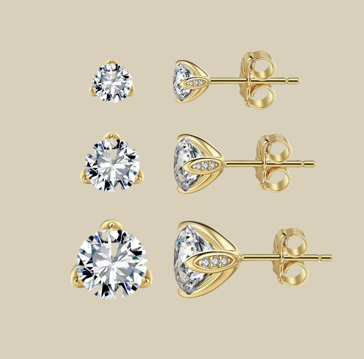 Luminous Core Half Carat Studs