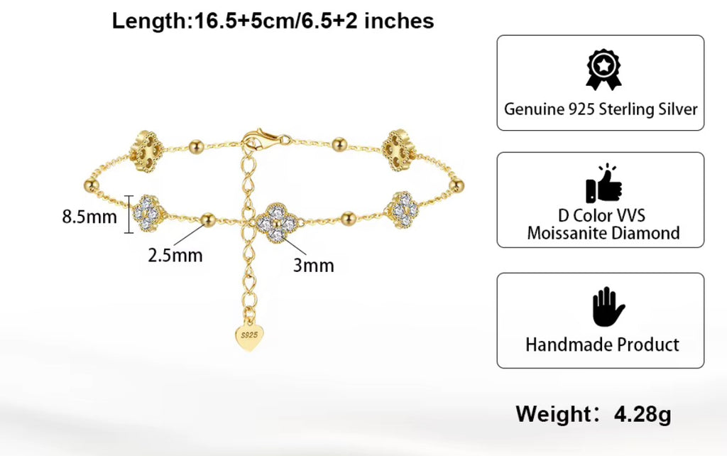 Soleil Clover Bracelet